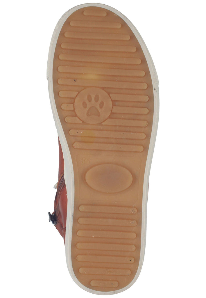 Cosmos Comfort Sneaker Leder Cognac Warmfutter