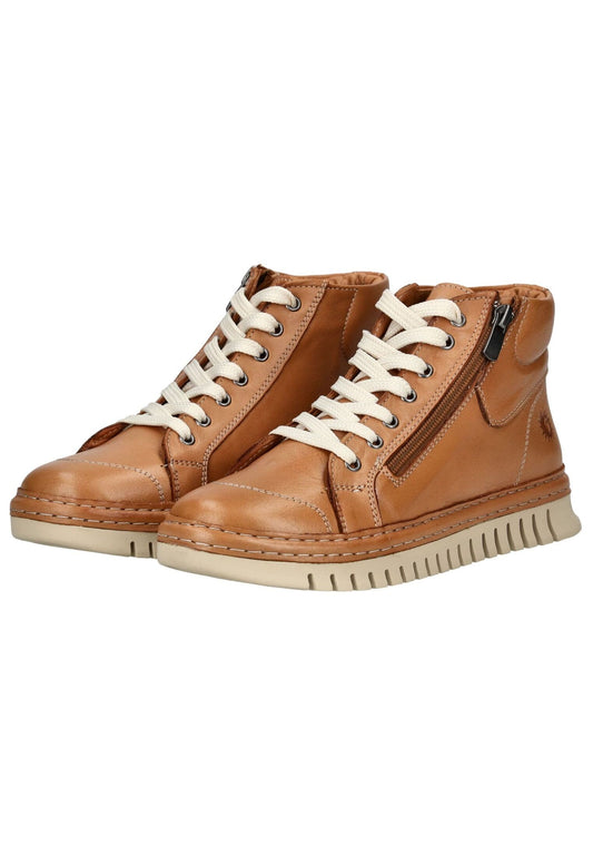 Cosmos Comfort Stiefelette Leder Cognac