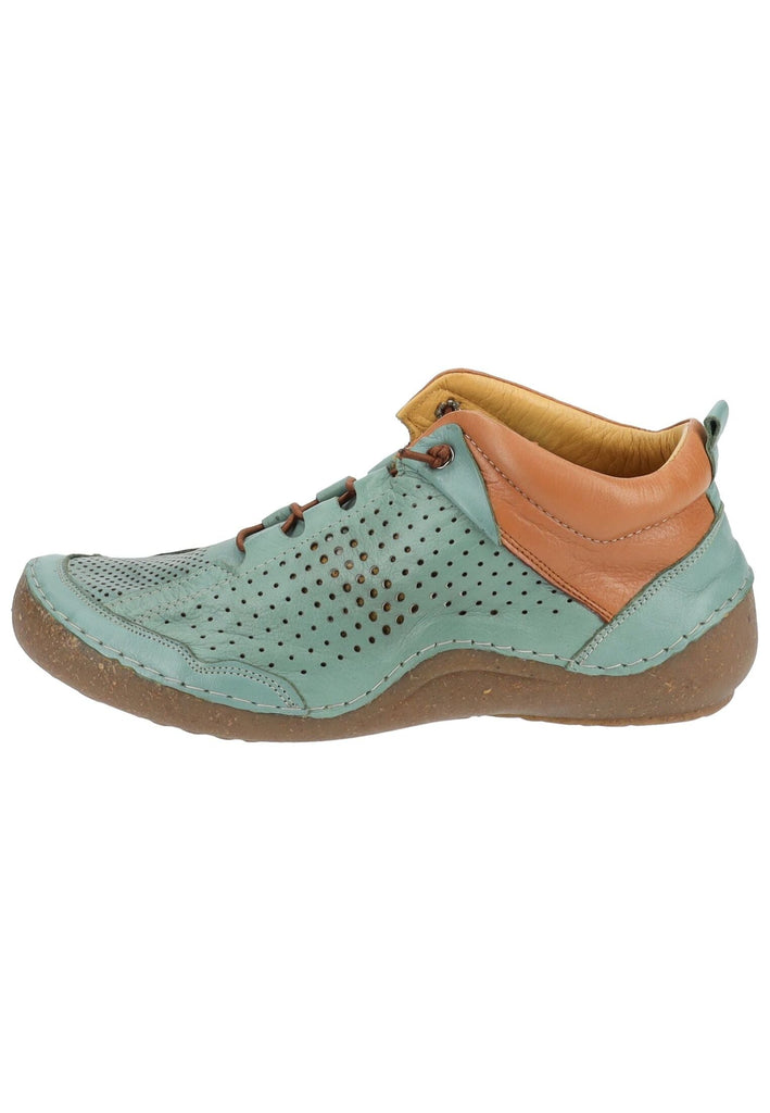 Stiefeletten Cosmos Comfort Stiefelette Leder Grün/Kombi