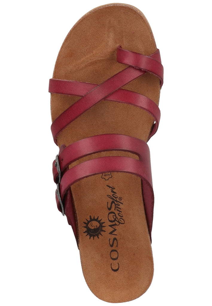 Cosmos Comfort Zehensteg Leder Burgundy