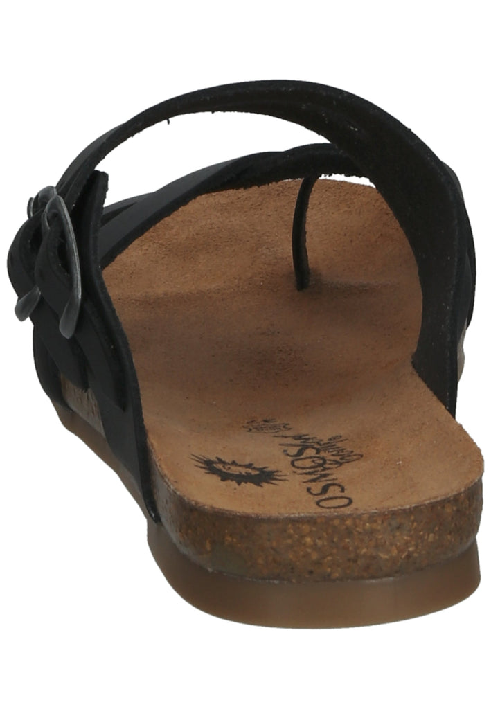Cosmos Comfort Zehensteg Leder Schwarz