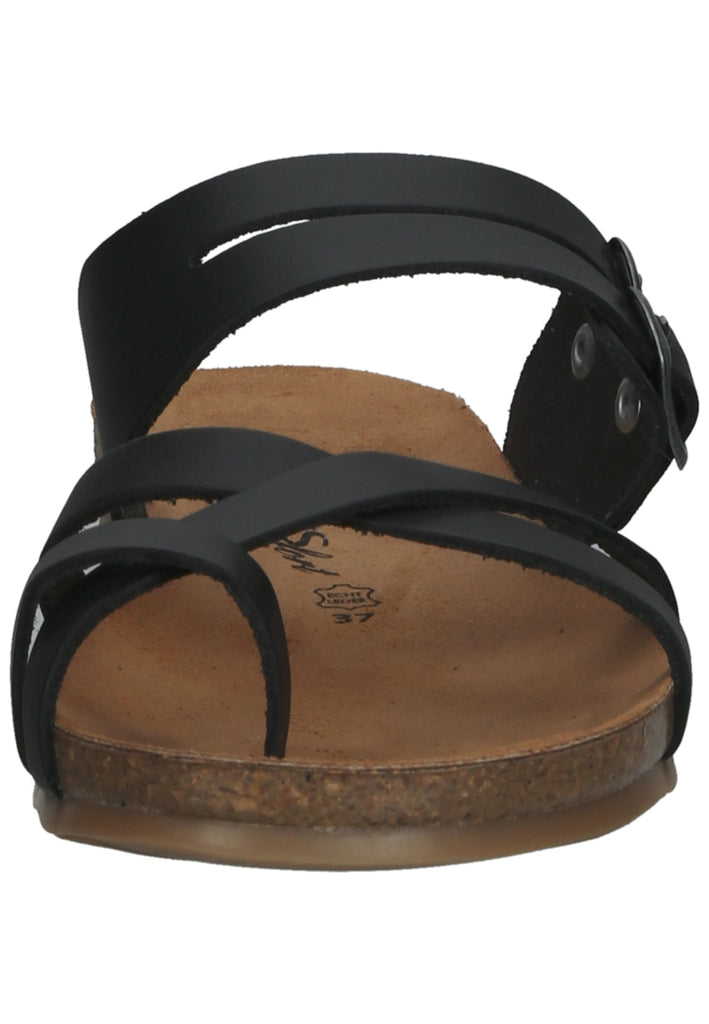 Cosmos Comfort Zehensteg Leder Schwarz