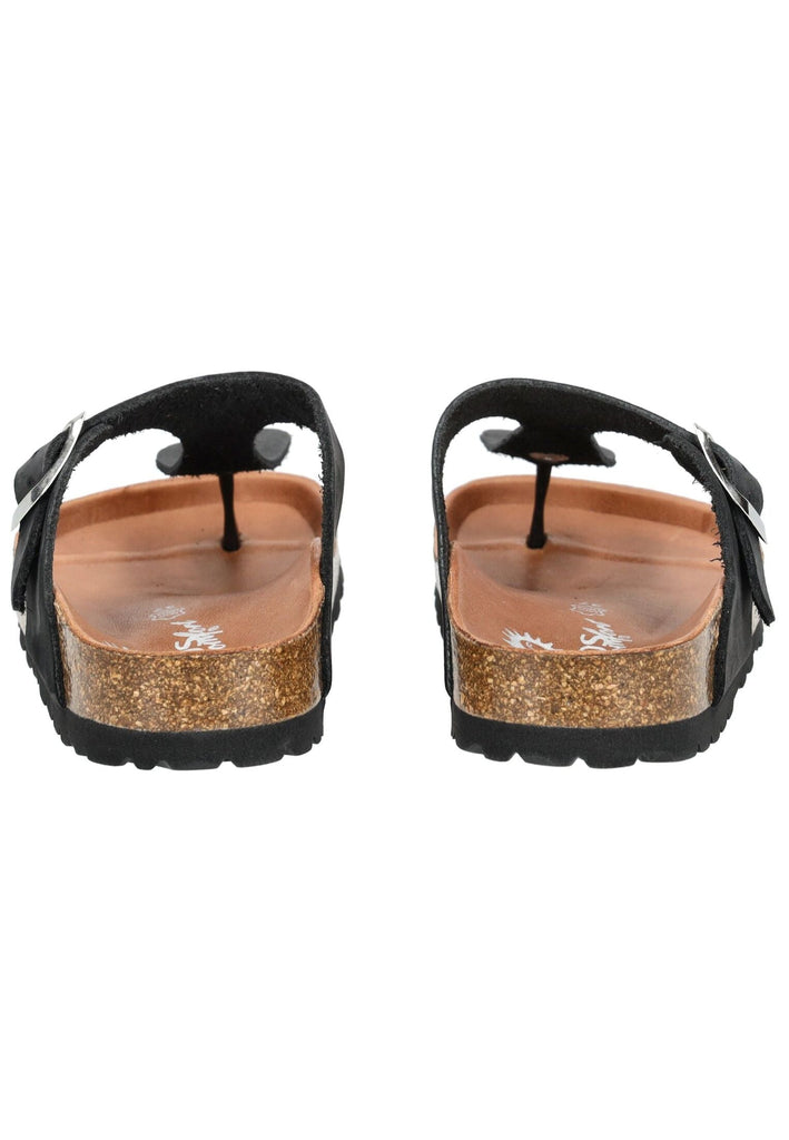 Cosmos Comfort Zehensteg Leder Schwarz