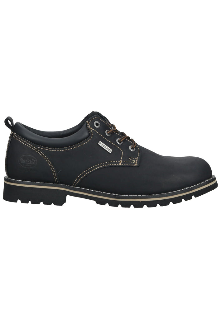 Dockers Halbschuhe Leder Schwarz