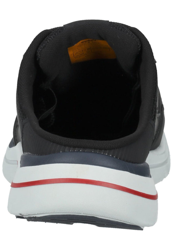 Dockers Pantoletten Lederimitat Schwarz