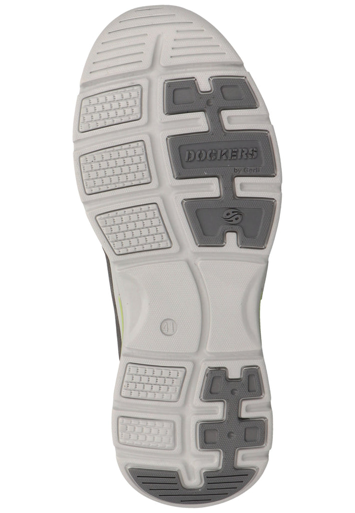 Dockers Pantoletten Lederimitat/Textil Dunkelgrau