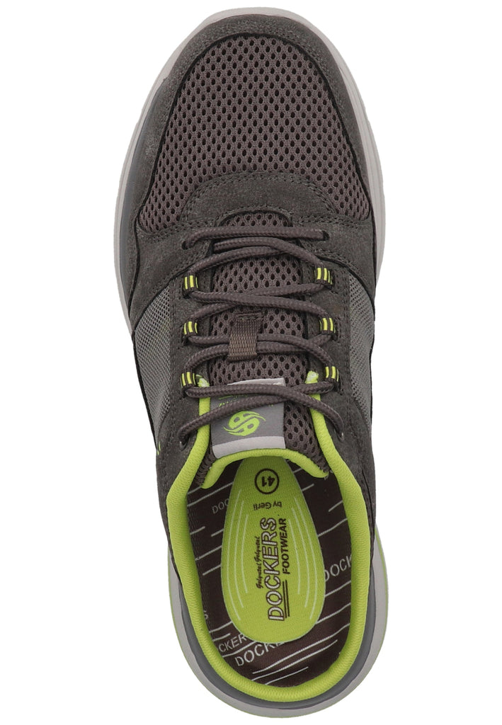 Dockers Pantoletten Lederimitat/Textil Dunkelgrau