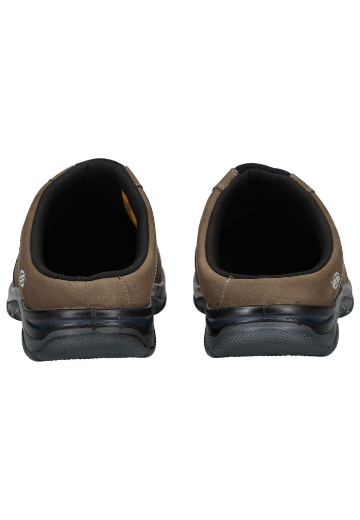 Dockers Pantoletten Nubukleder Braun