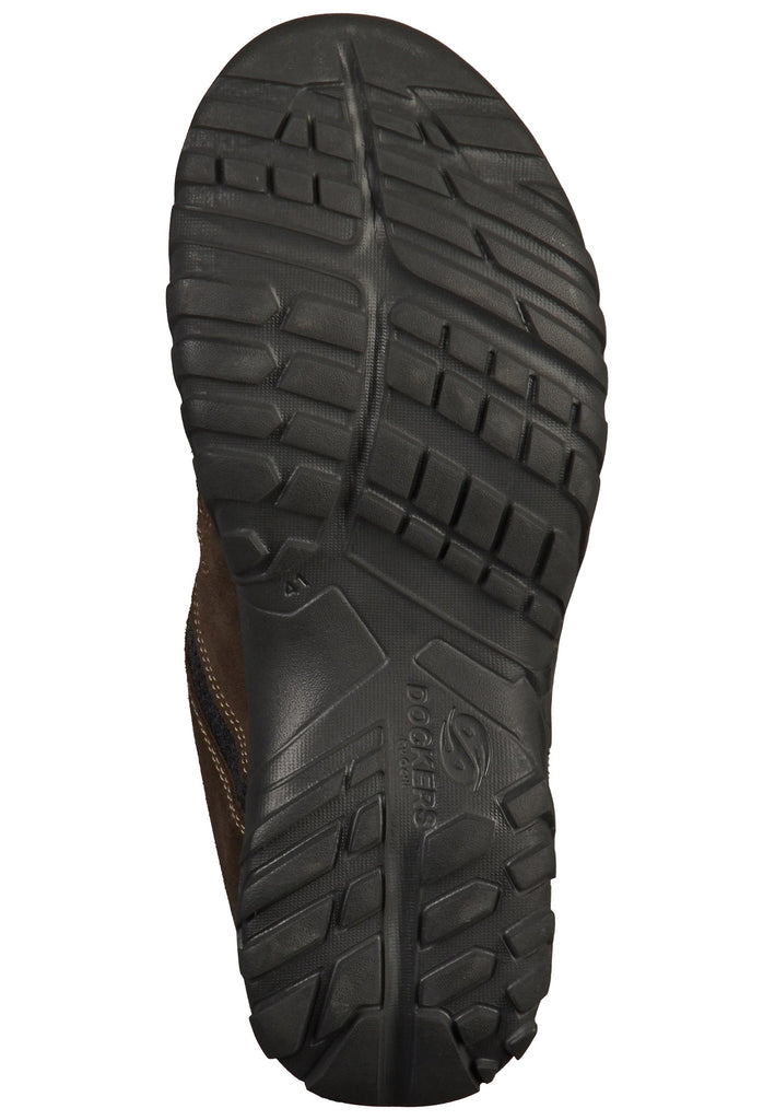 Dockers Pantoletten Veloursleder Cafe