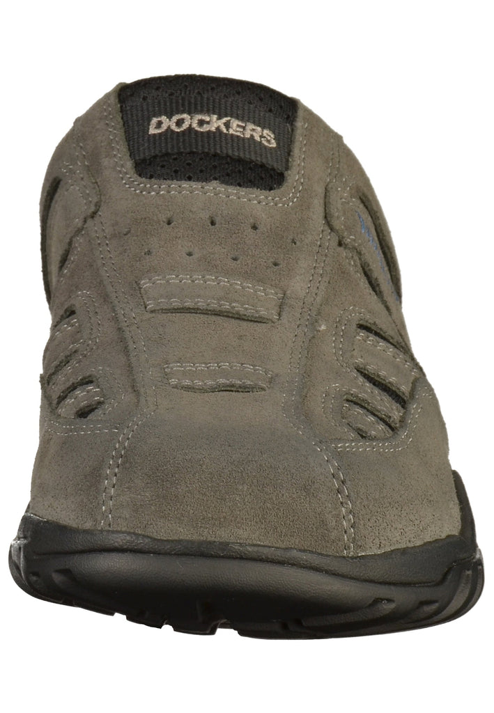 Dockers Pantoletten Veloursleder Dunkelgrau