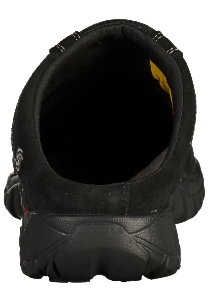 Dockers Pantoletten Veloursleder Schwarz