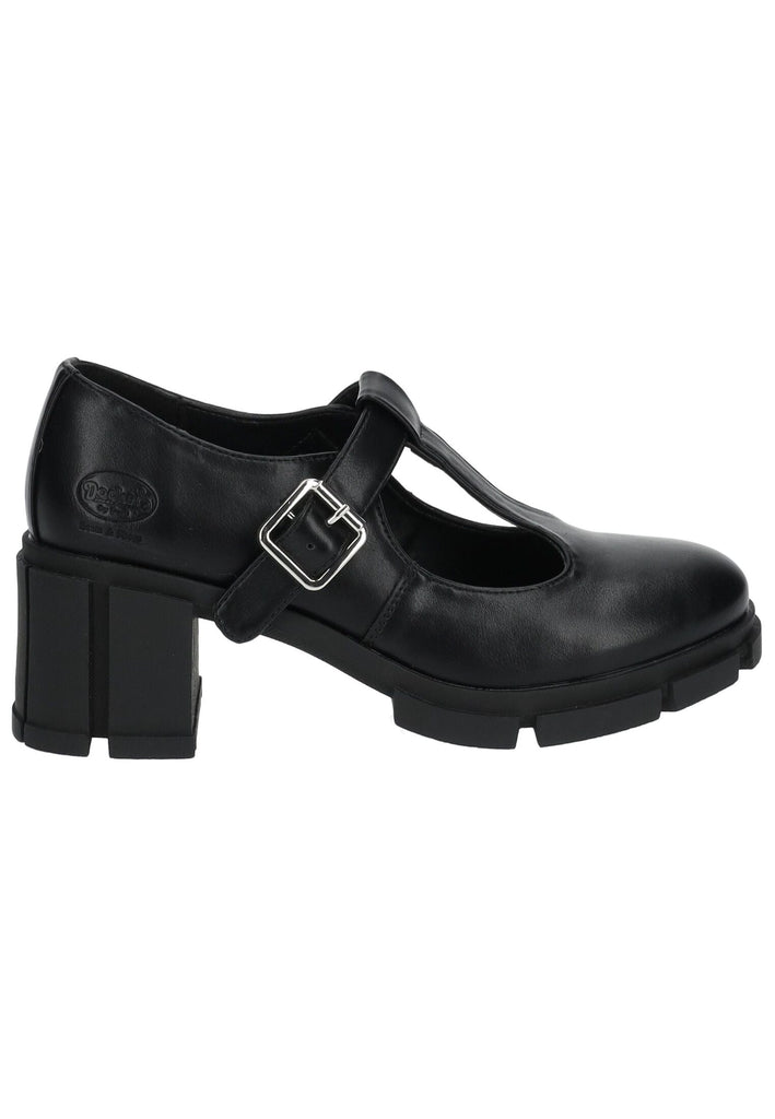 Dockers Pumps Lederimitat Schwarz