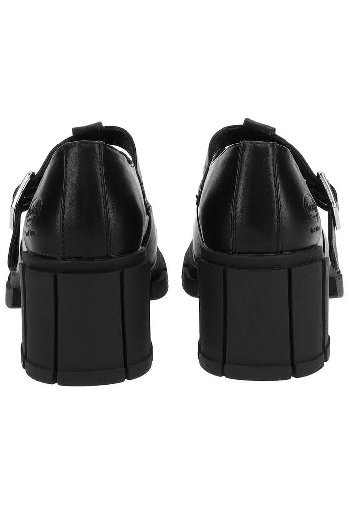 Dockers Pumps Lederimitat Schwarz