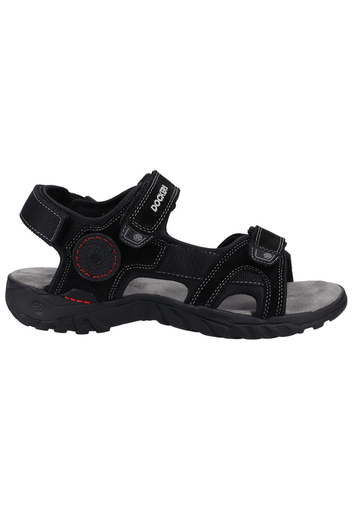 Dockers Sandalen Leder Schwarz