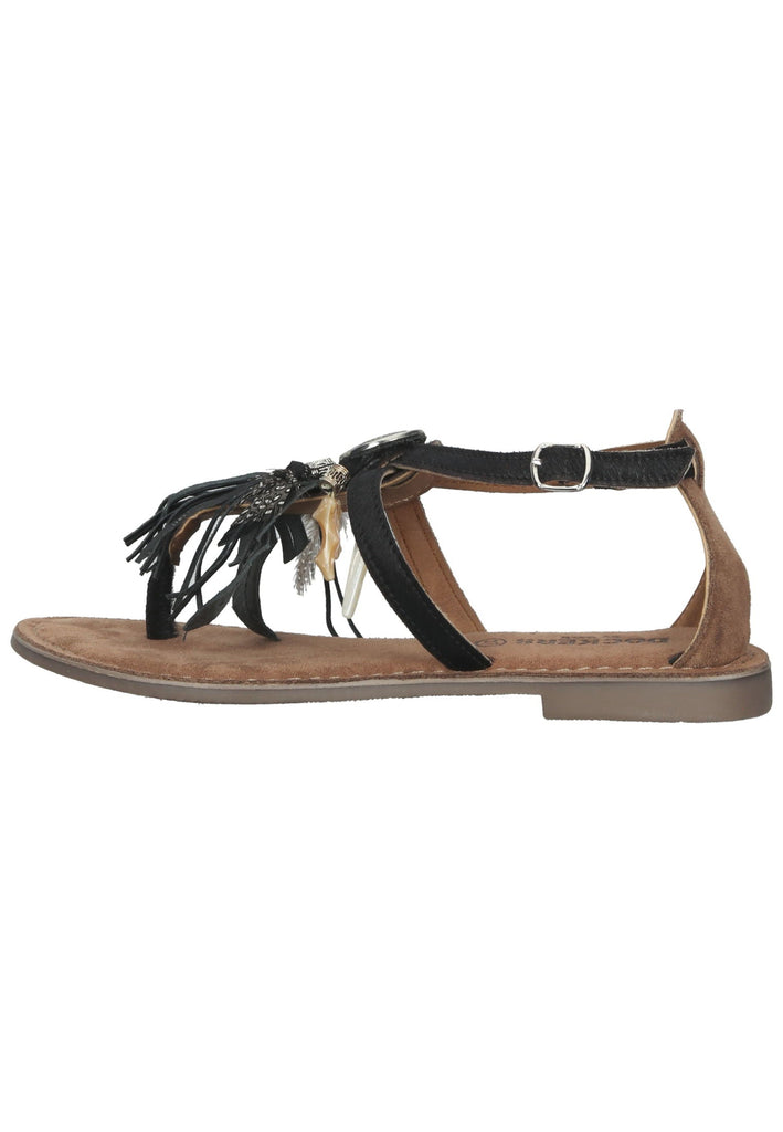 Dockers Sandalen Leder Schwarz/Braun