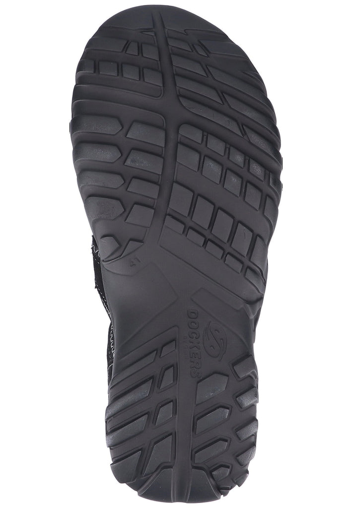 Dockers Sandalen Leder Schwarz/Grau