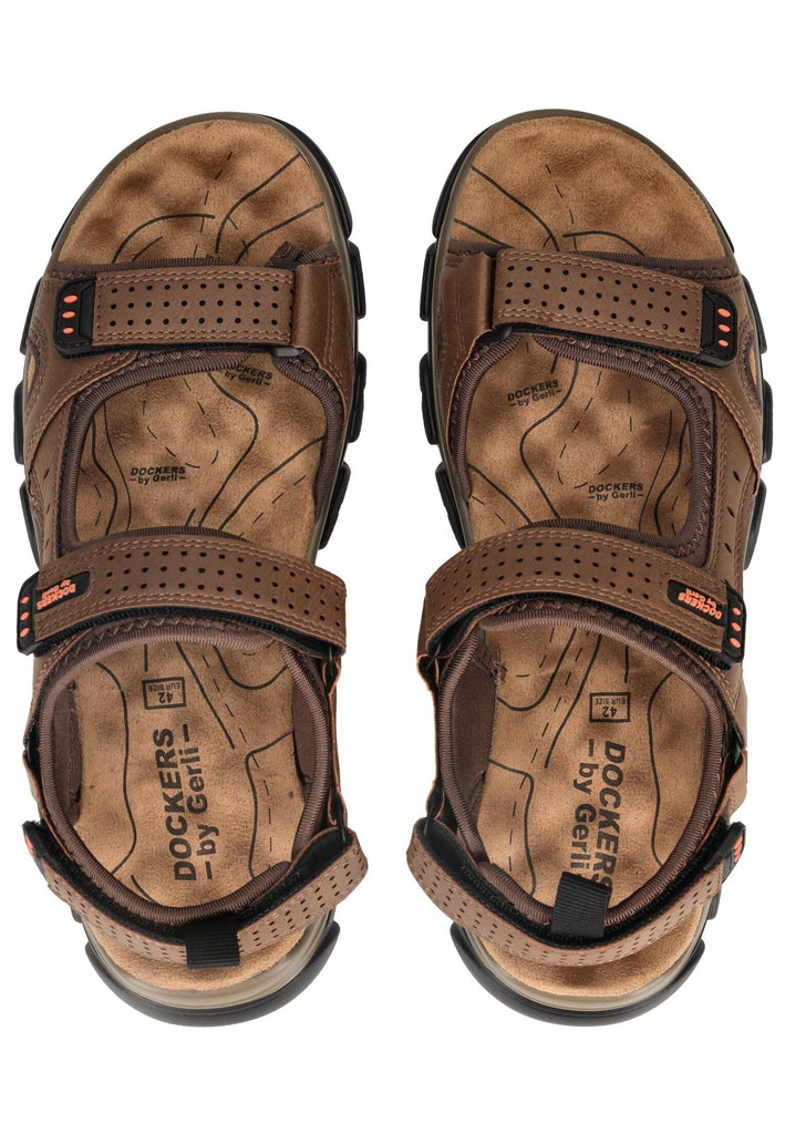 Dockers Sandalen Lederimitat Braun