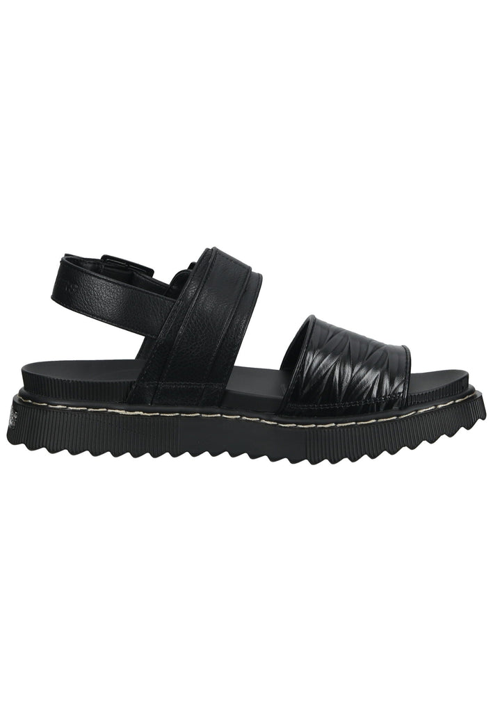Dockers Sandalen Lederimitat Schwarz