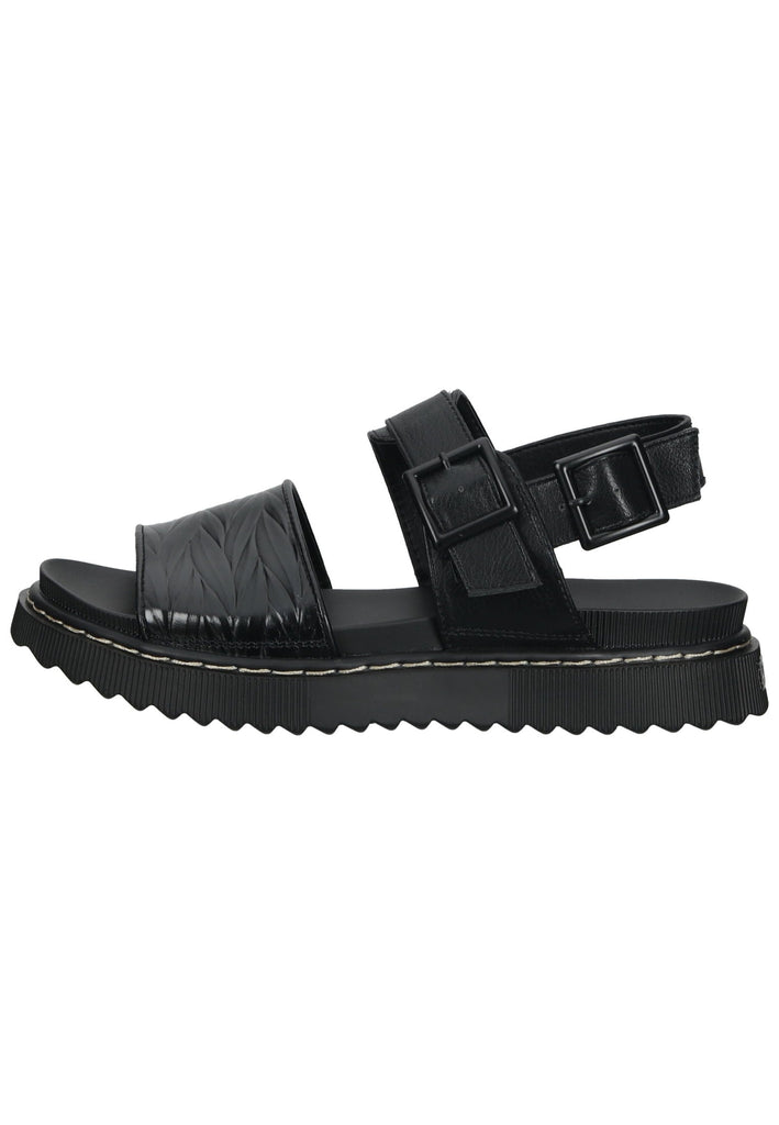 Dockers Sandalen Lederimitat Schwarz