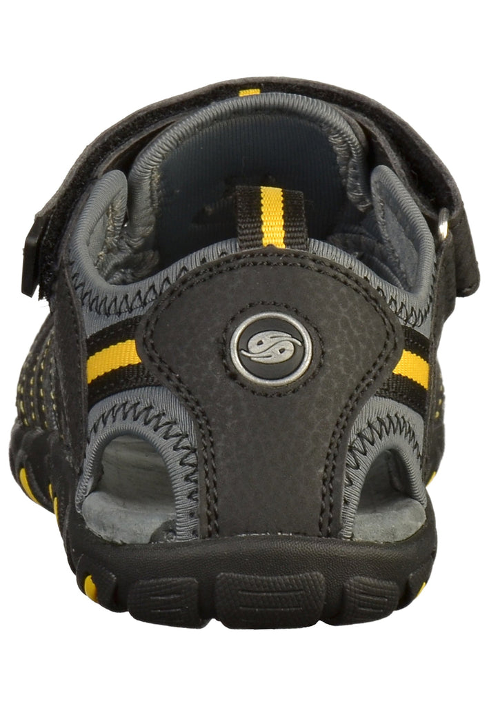 Dockers Sandalen Lederimitat/Textil Schwarz