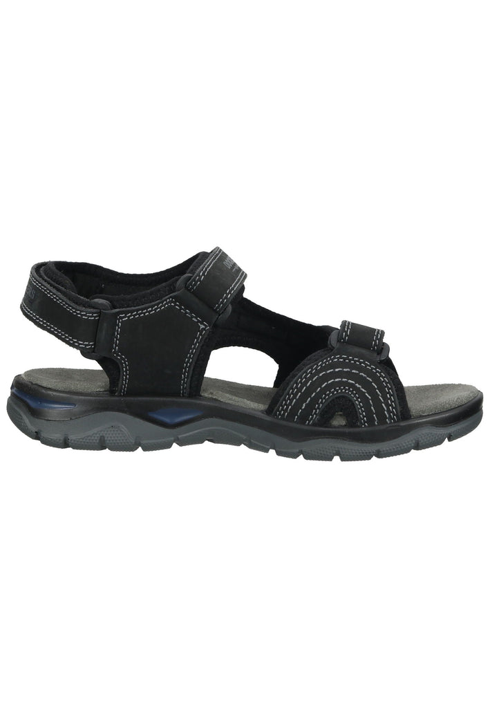 Dockers Sandalen Nubukleder Schwarz