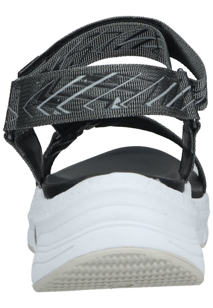Dockers Sandalen Textil Schwarz/Grau