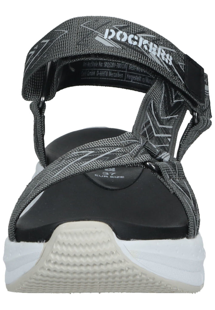 Dockers Sandalen Textil Schwarz/Grau