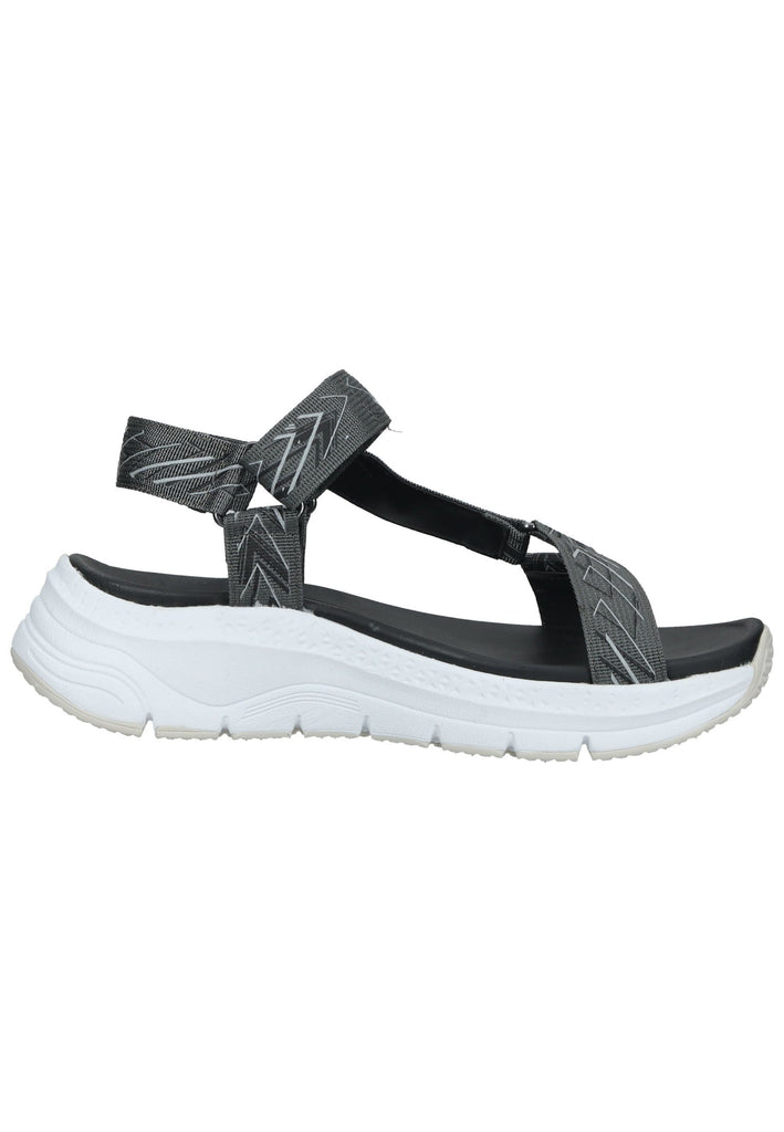 Dockers Sandalen Textil Schwarz/Grau