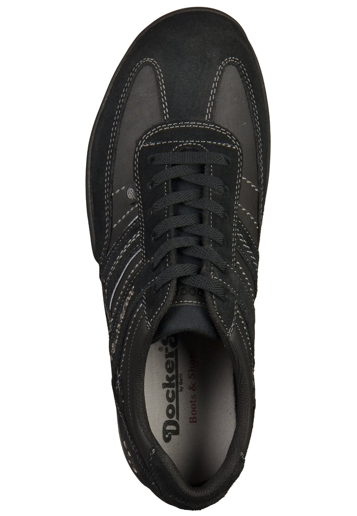 Dockers Sneaker Leder/Synthetik Schwarz/Grau