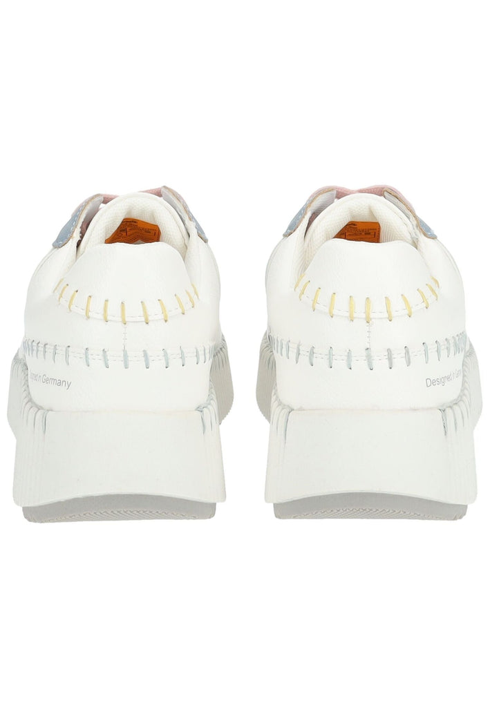 Dockers Sneaker Leder/Synthetik Weiß Kombi