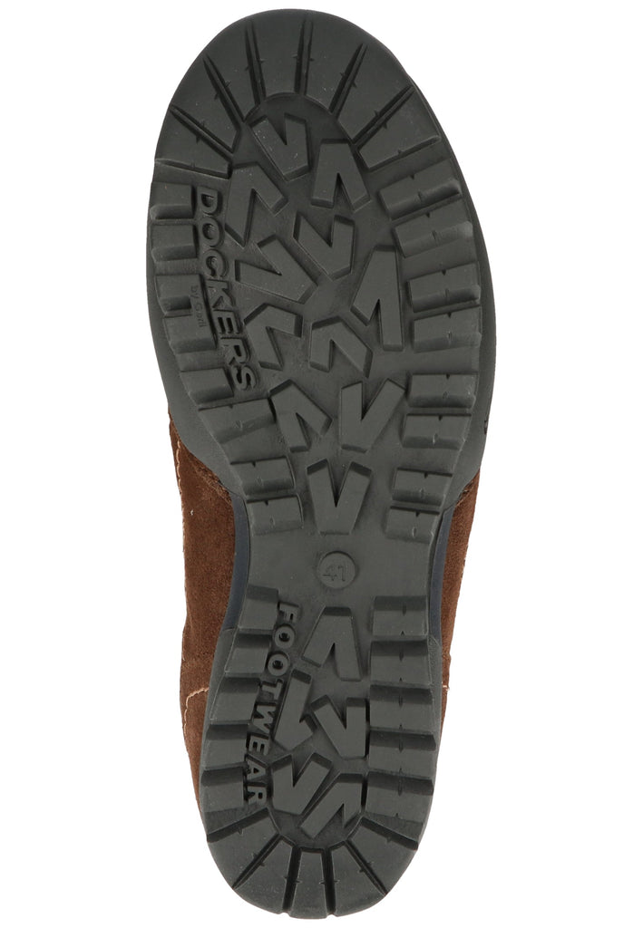 Dockers Sneaker Leder/Textil Braun/Blau