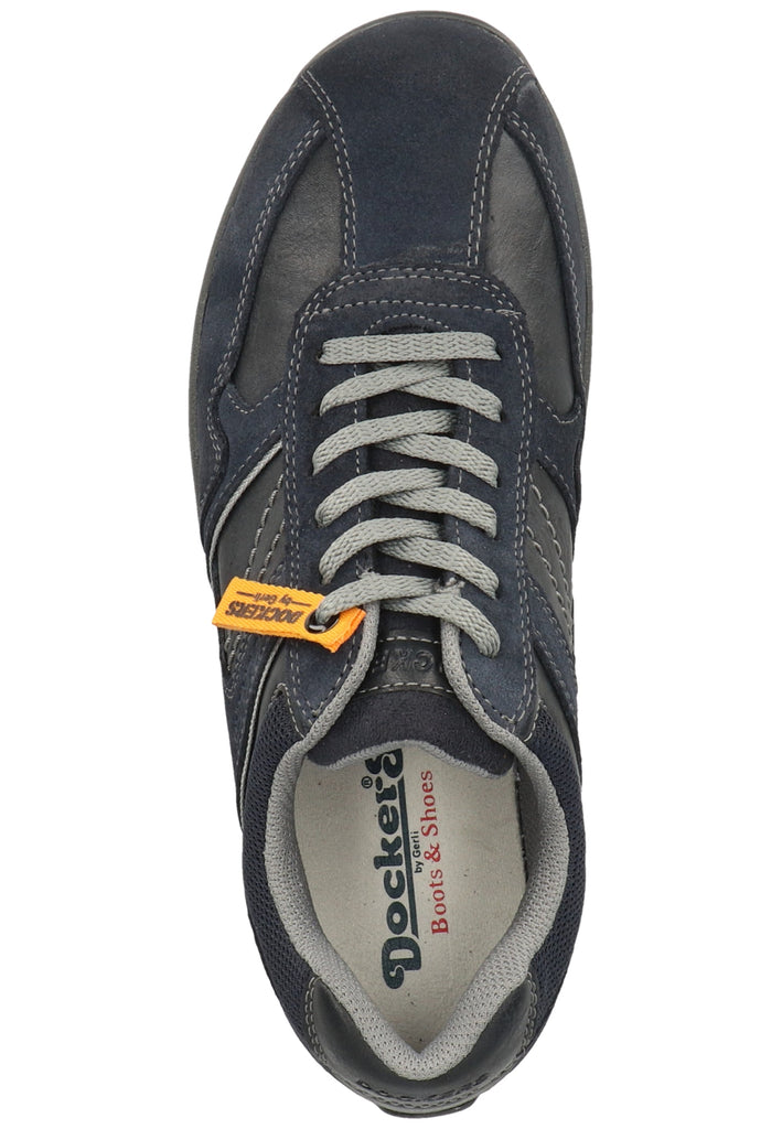 Dockers Sneaker Leder/Textil Navy Grau