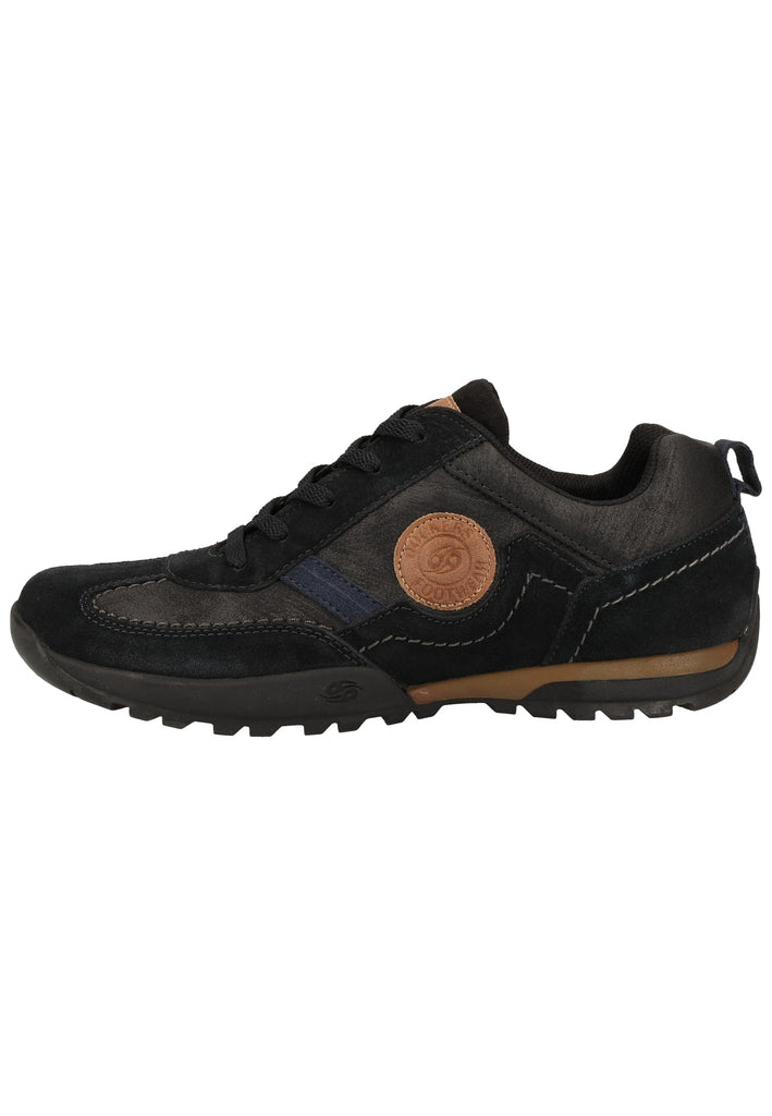 Dockers Sneaker Leder/Textil Schwarz/Braun