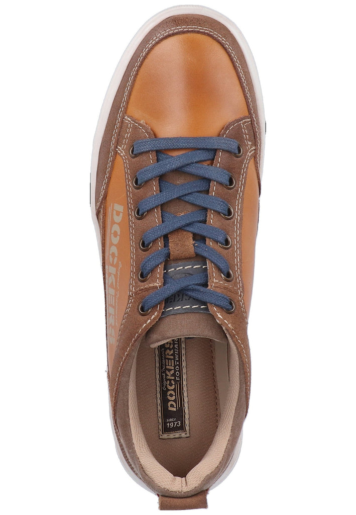 Dockers Sneaker Lederimitat Hellbraun
