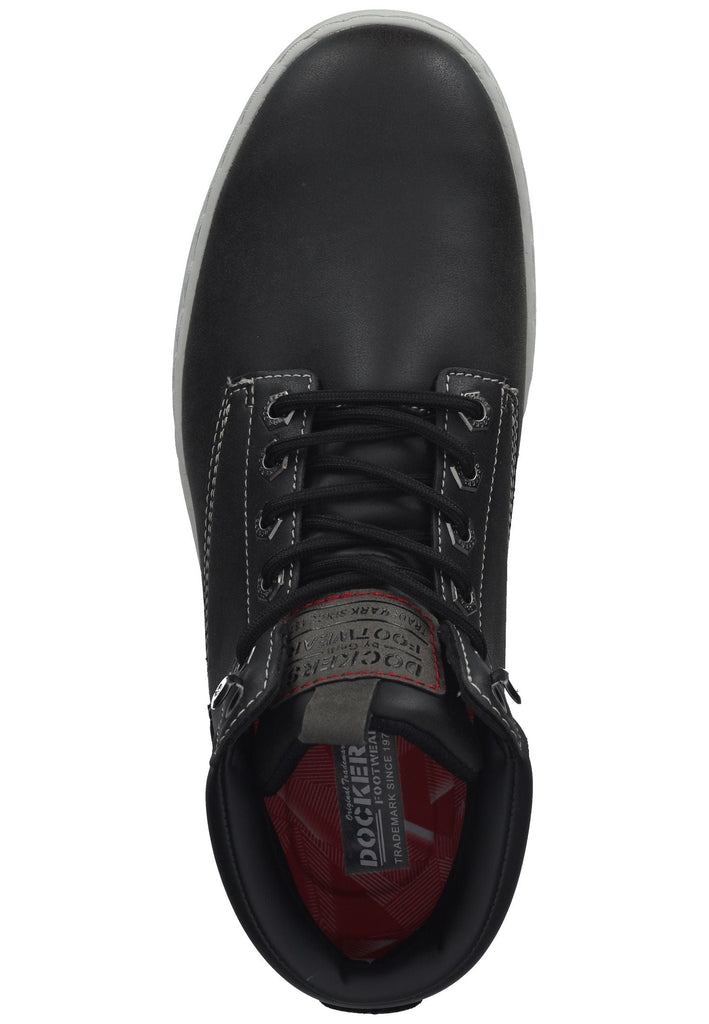 Dockers Sneaker Lederimitat Schwarz