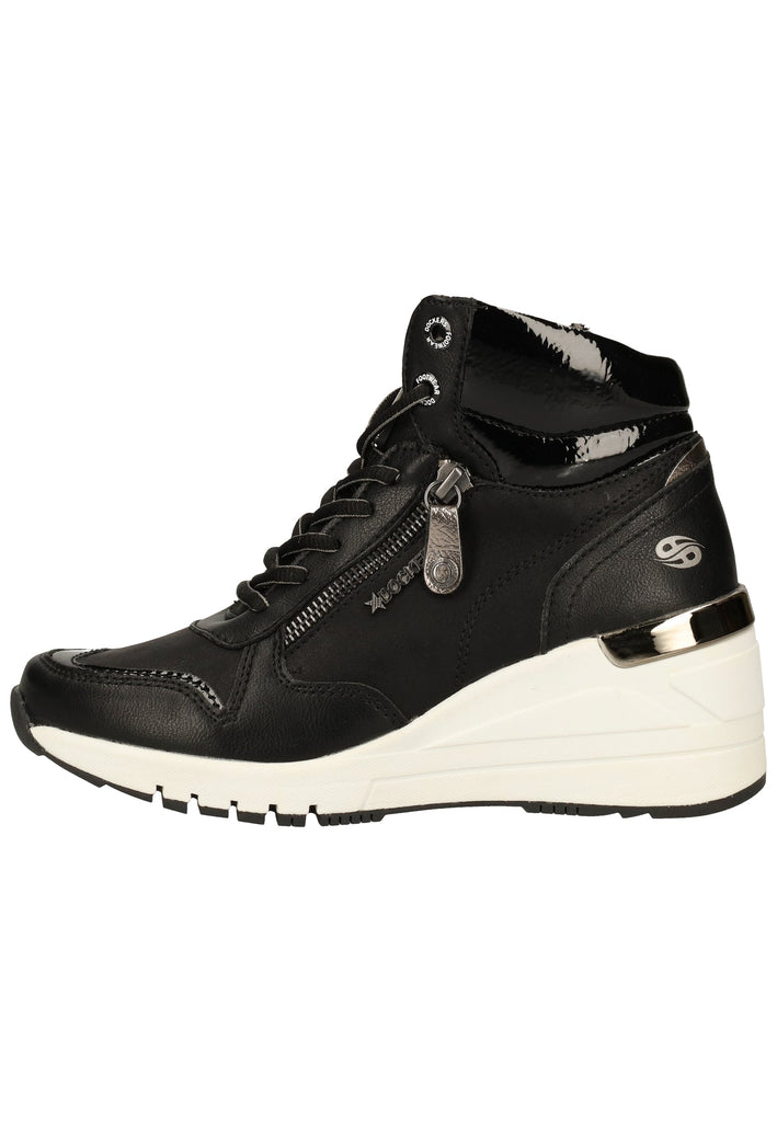 Dockers Sneaker Lederimitat Schwarz