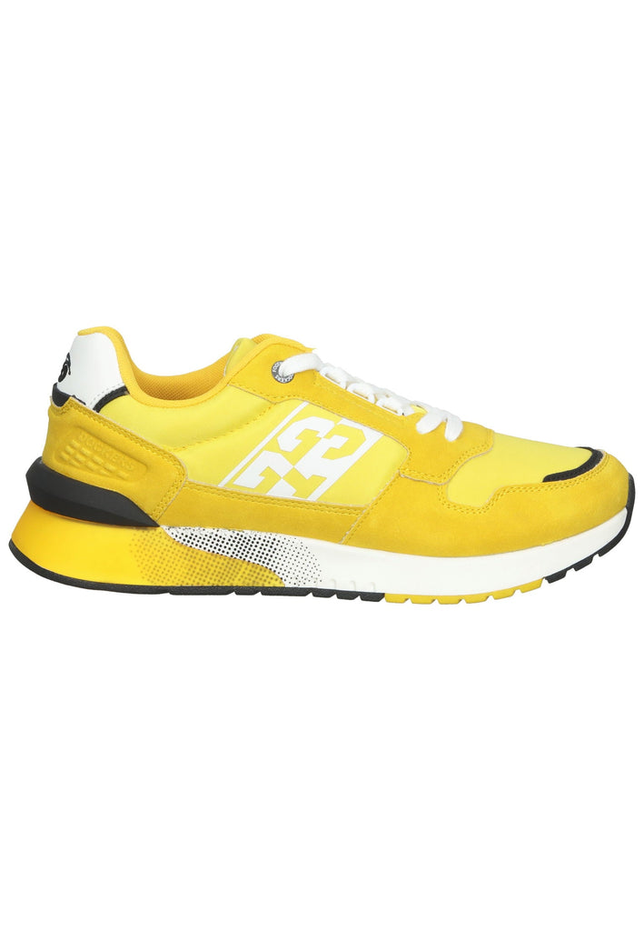 Dockers Sneaker Lederimitat Schwarz/Gelb