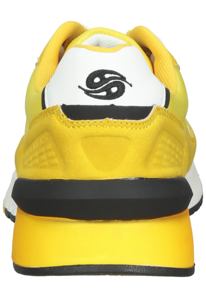 Dockers Sneaker Lederimitat Schwarz/Gelb