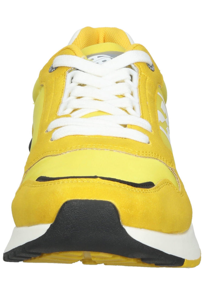 Dockers Sneaker Lederimitat Schwarz/Gelb