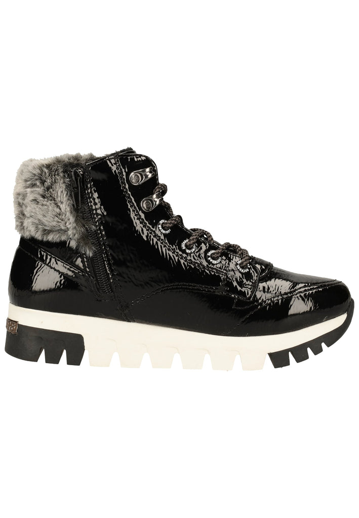 Dockers Sneaker Lederimitat Schwarz/Grau Warmfutter