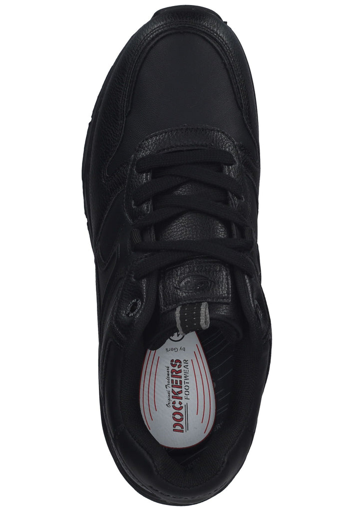 Dockers Sneaker Lederimitat Schwarz/Schwarz