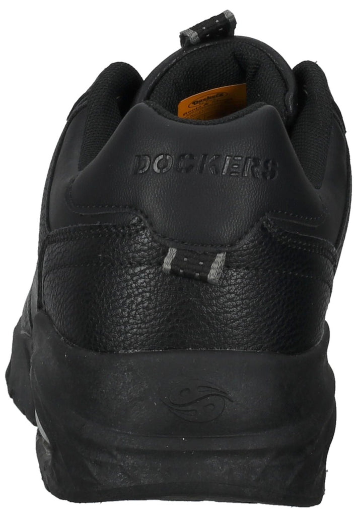Dockers Sneaker Lederimitat Schwarz/Schwarz