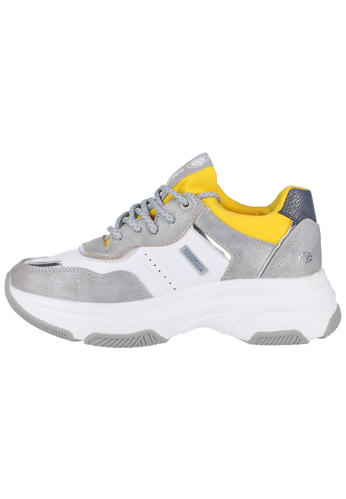 Dockers Sneaker Lederimitat Silber