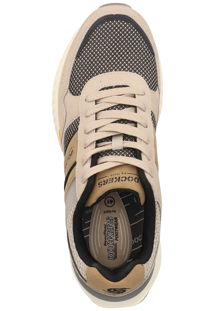 Dockers Sneaker Lederimitat/Textil Beige