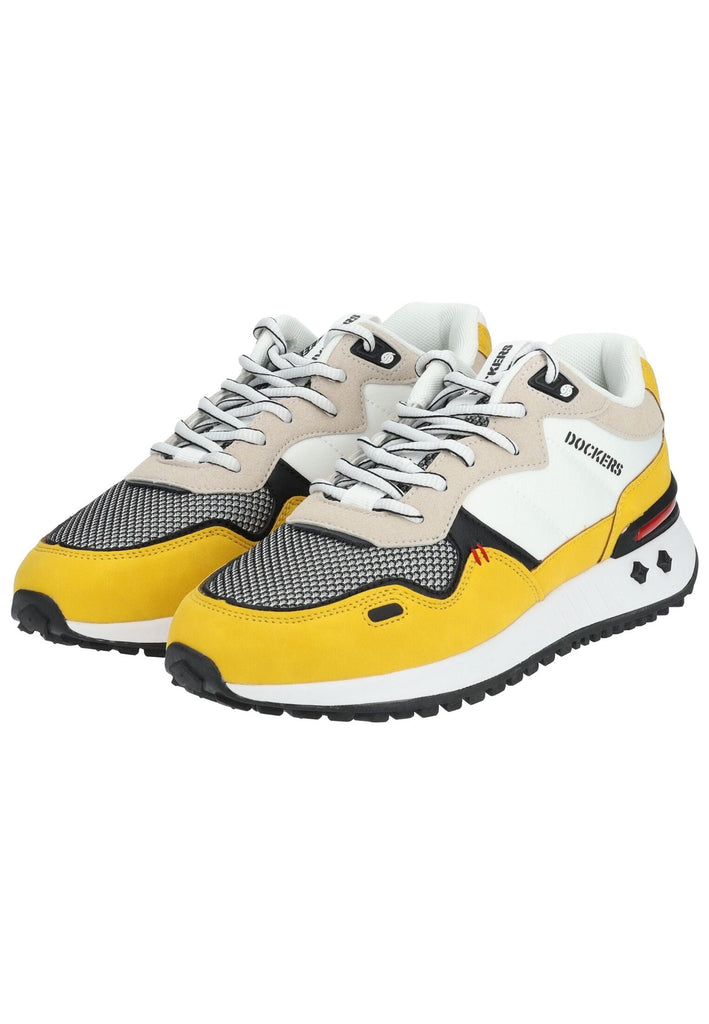 Dockers Sneaker Lederimitat/Textil Gelb