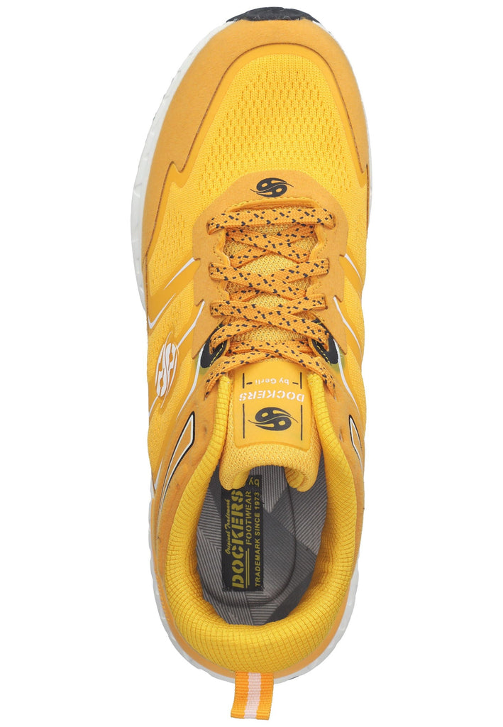 Dockers Sneaker Lederimitat/Textil Gelb