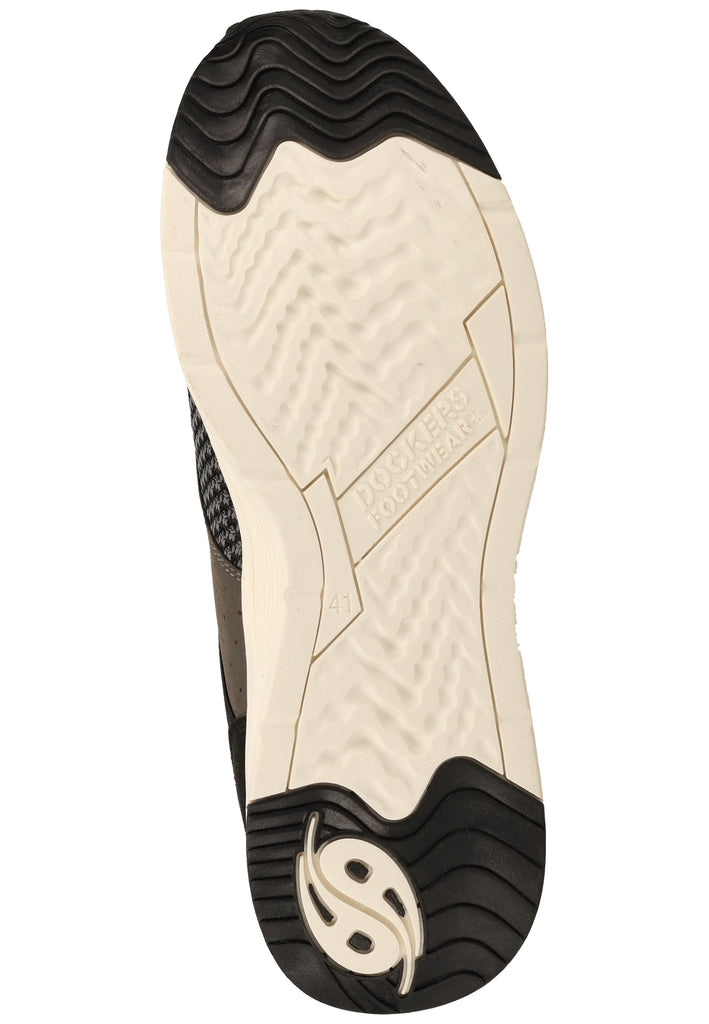 Dockers Sneaker Lederimitat/Textil Schwarz