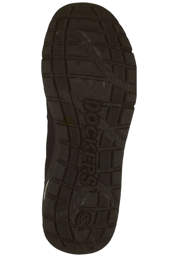 Dockers Sneaker Lederimitat/Textil Schwarz