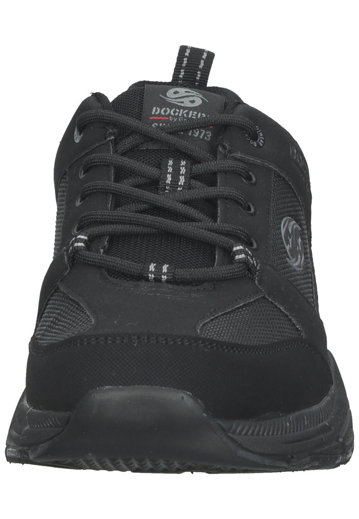 Dockers Sneaker Lederimitat/Textil Schwarz