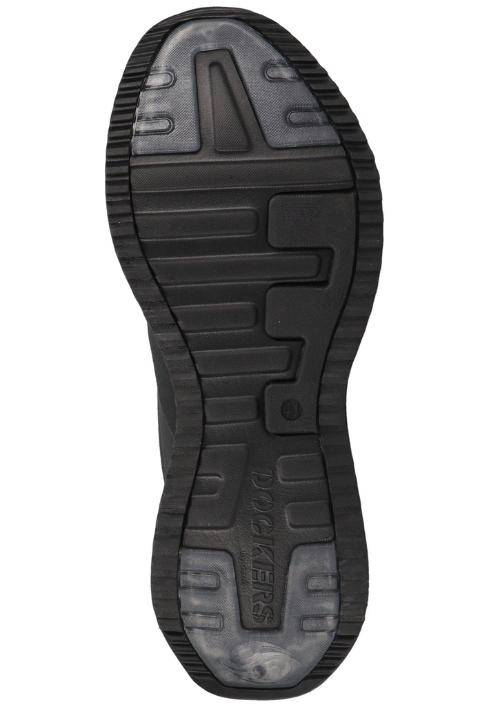 Dockers Sneaker Lederimitat/Textil Schwarz